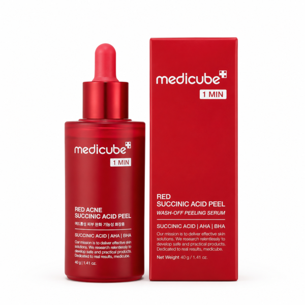 Medicube Red Acne Succinic Acid Peel Wash-Off Peeling Serum 40g