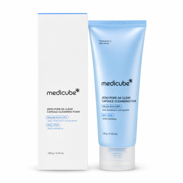 Medicube Zero Pore SA Clear Capsule Cleansing Foam 120g