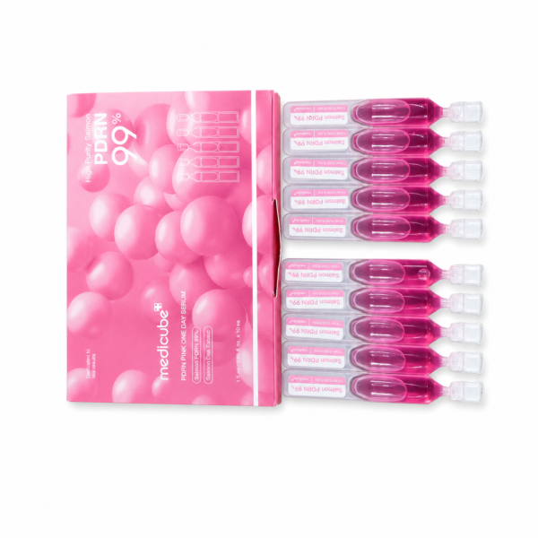 Medicube PDRN Pink One Day Serum Ampoule Set 1.5ml × 10EA