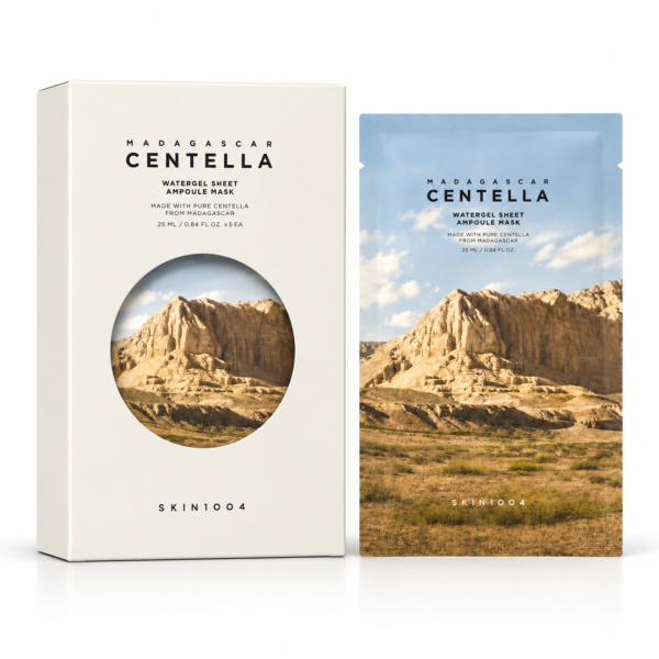 SKIN1004 Madagascar Centella Watergel Sheet Ampoule Mask 25ml × 5 Sheets SKIN1004 Madagascar Centella Watergel Sheet Ampoule Mask 25ml × 5 Sheets