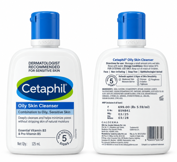 Cetaphil Oily Skin Cleanser 125ml