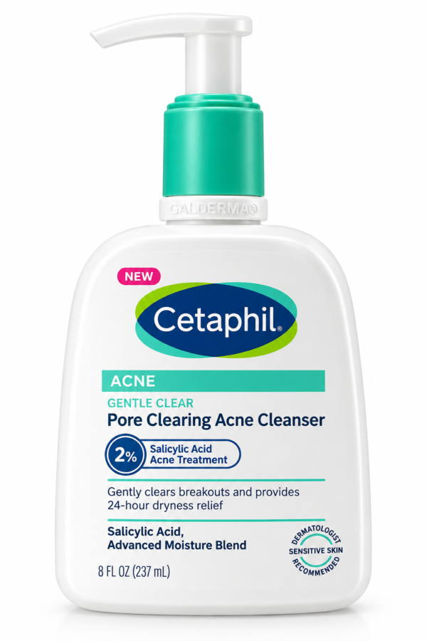 Cetaphil Gentle Clear Pore Clearing Acne Cleanser 2% Salicylic Acid 237ml