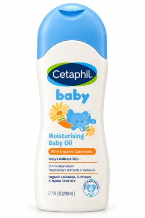Cetaphil Baby Moisturising Baby Oil with Organic Calendula 200ml