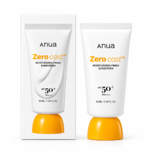 Anua Zero-Cast Moisturizing Finish Sunscreen SPF50+ PA++++ 50ml