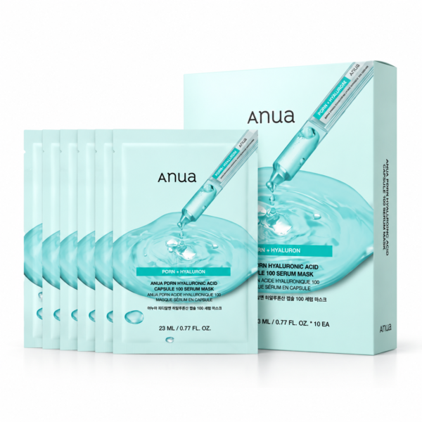ANUA PDRN + Hyaluron Capsule 100 Serum Mask 23ml*10EA