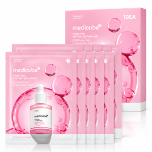 Medicube PDRN Pink Peptide Serum Mask 10-Pack