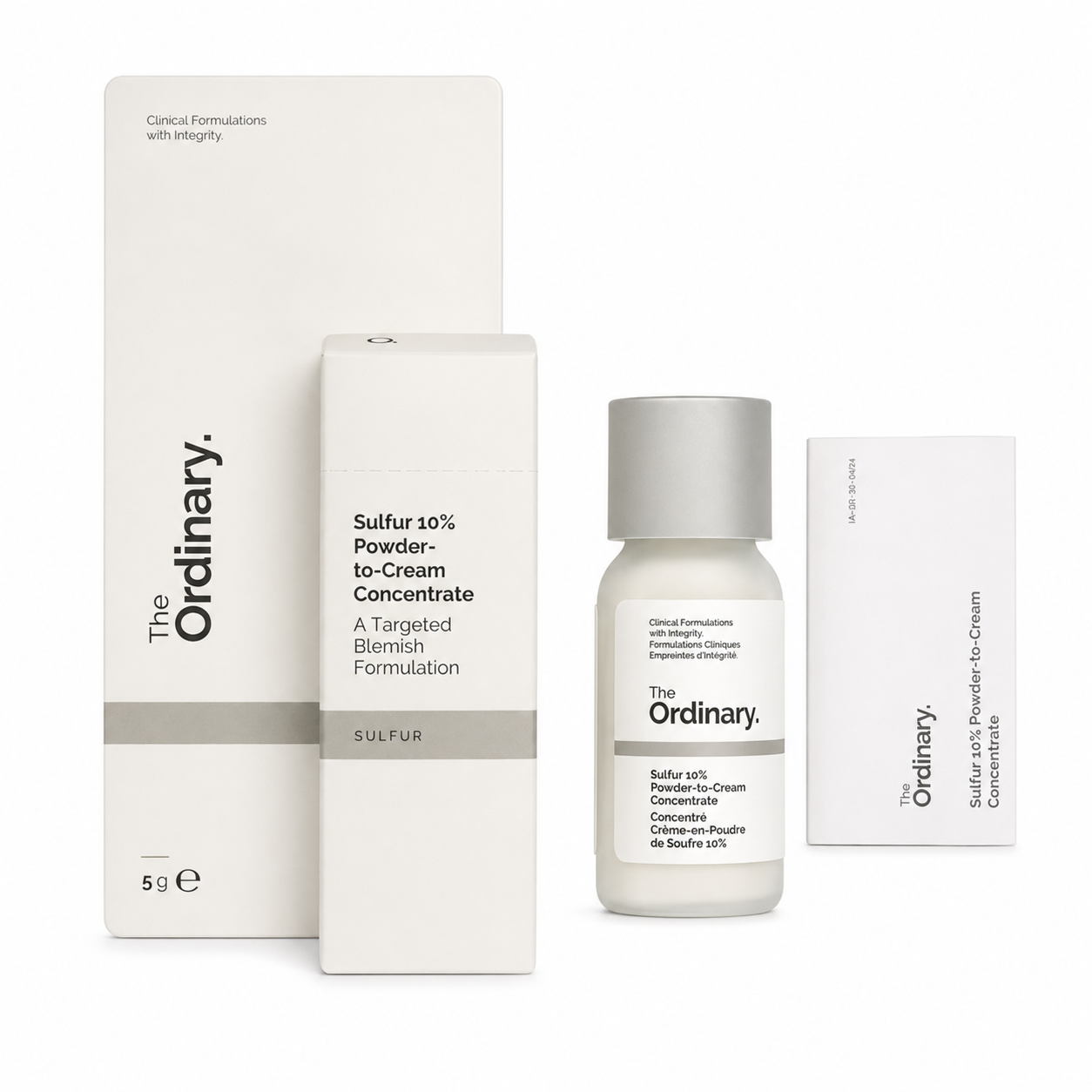 The Ordinary Sulfur 10% Powder-to-Cream Concentrate 5g